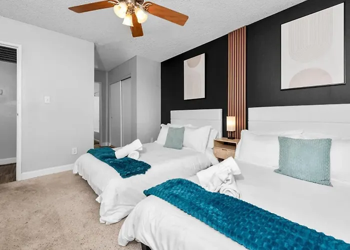 Modern 2br For 7 Pools Fitness Center & Pet-friendly Apartment